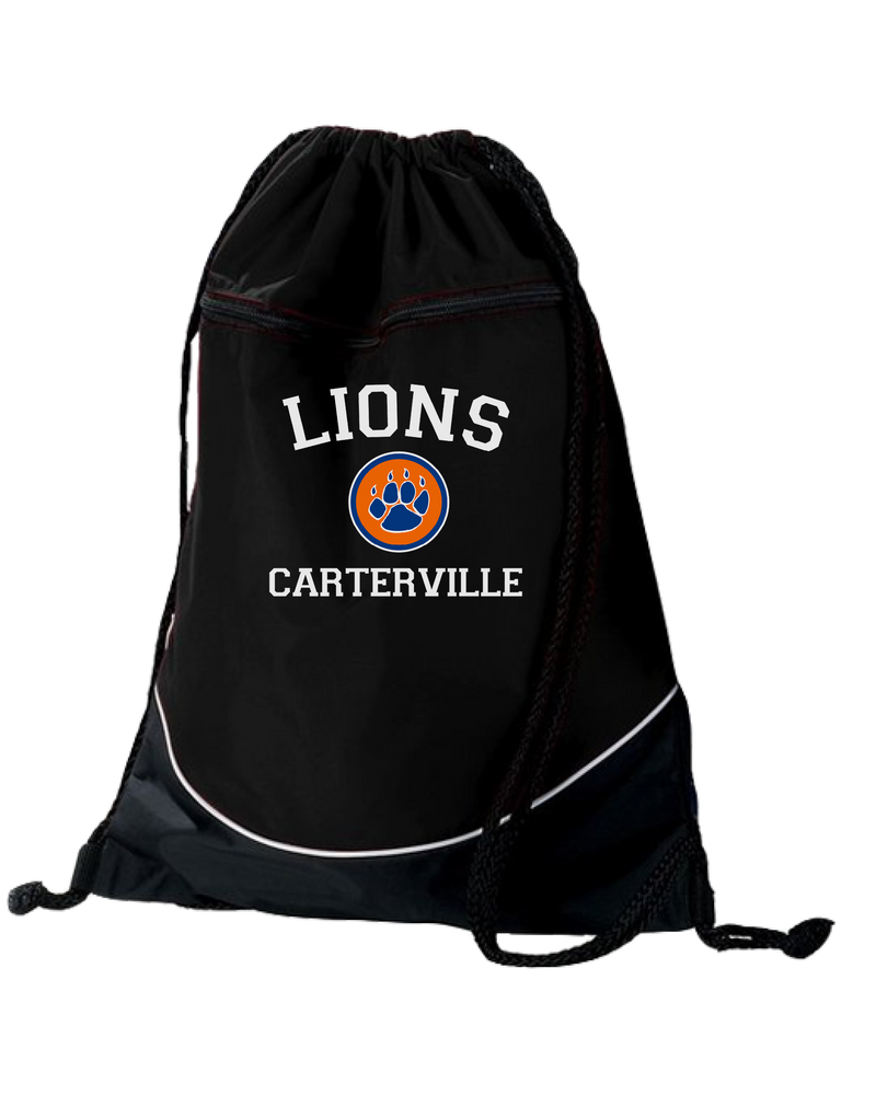 Carterville HS Baseball Custom Paw - Drawstring Bag