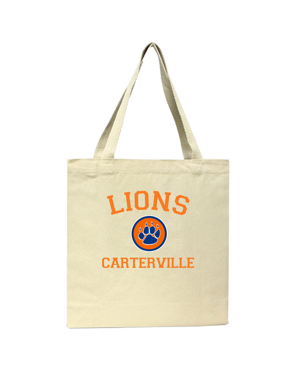 Carterville HS Baseball Custom Paw - Tote Bag
