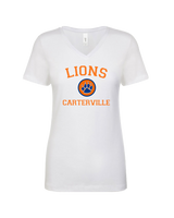 Carterville HS Baseball Custom Paw - Women’s V-Neck