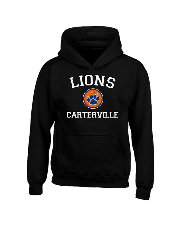 Carterville HS Baseball Custom Paw - Youth Hoodie