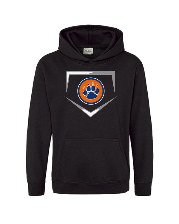Carterville HS Paw Plate - Cotton Hoodie