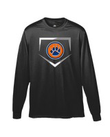 Carterville HS Paw Plate - Performance Long Sleeve