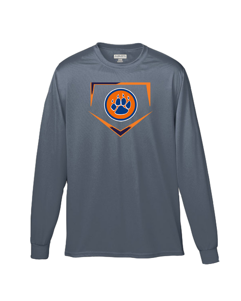 Carterville HS Paw Plate - Performance Long Sleeve