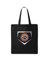 Carterville HS Paw Plate - Tote Bag