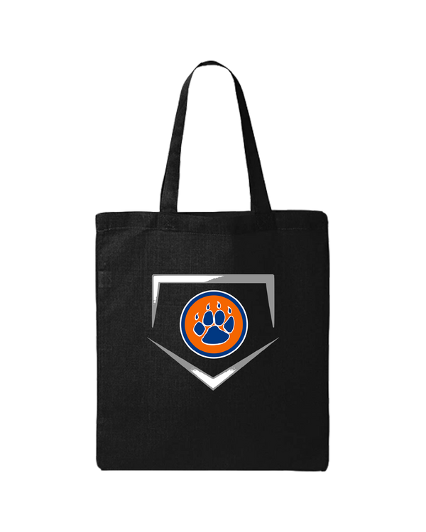 Carterville HS Paw Plate - Tote Bag