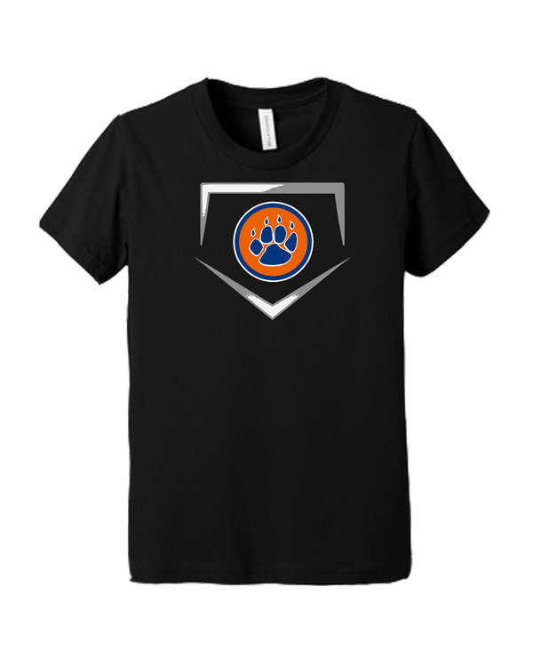 Carterville HS Paw Plate - Youth T-Shirt