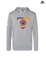 Carterville HS Paw Plate - Mens Adidas Hoodie