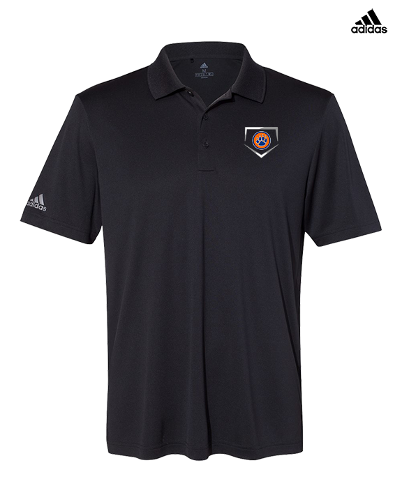 Carterville HS Paw Plate - Mens Adidas Polo