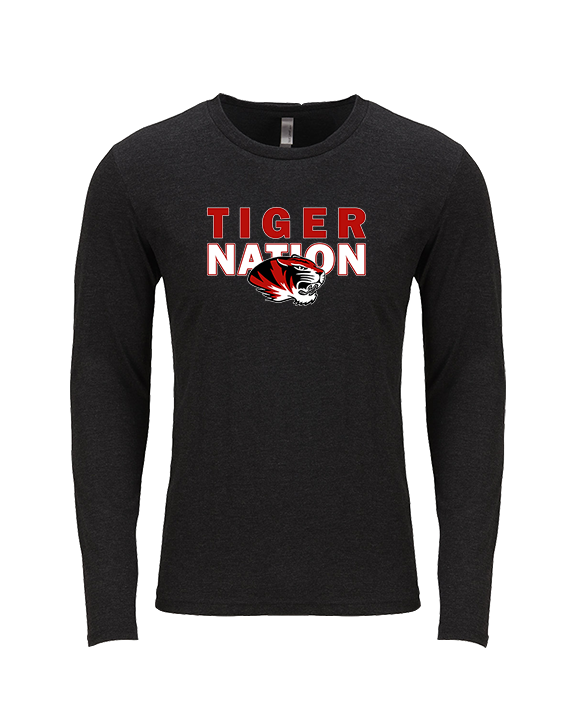 Caruthersville HS Football Nation - Tri-Blend Long Sleeve