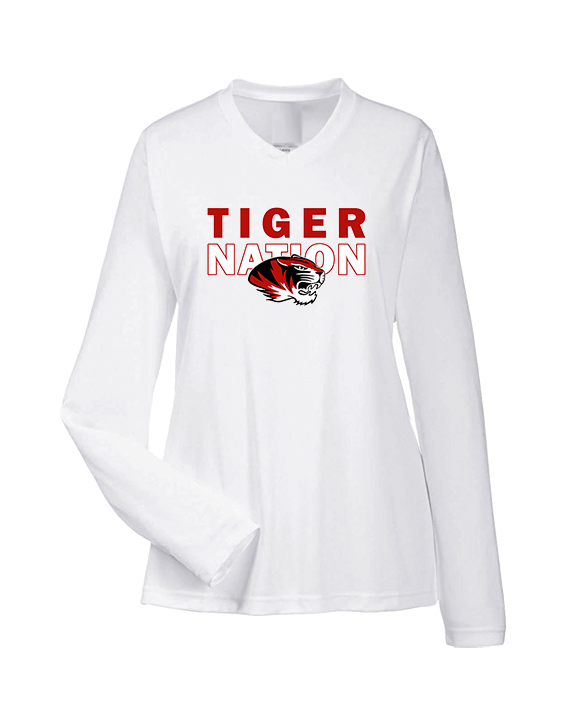 Caruthersville HS Football Nation - Womens Performance Longsleeve