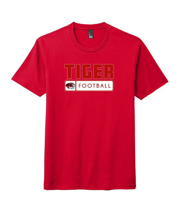 Caruthersville HS Football Pennant - Tri-Blend Shirt