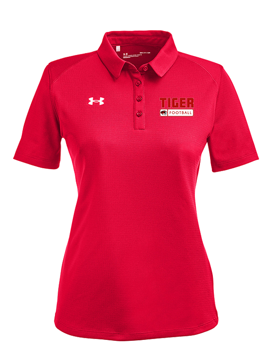 Caruthersville HS Football Pennant - Under Armour Ladies Tech Polo