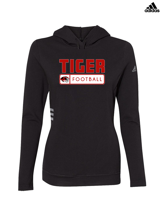 Caruthersville HS Football Pennant - Womens Adidas Hoodie
