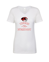 Caruthersville HS Football Vs Everybody - Womens Vneck