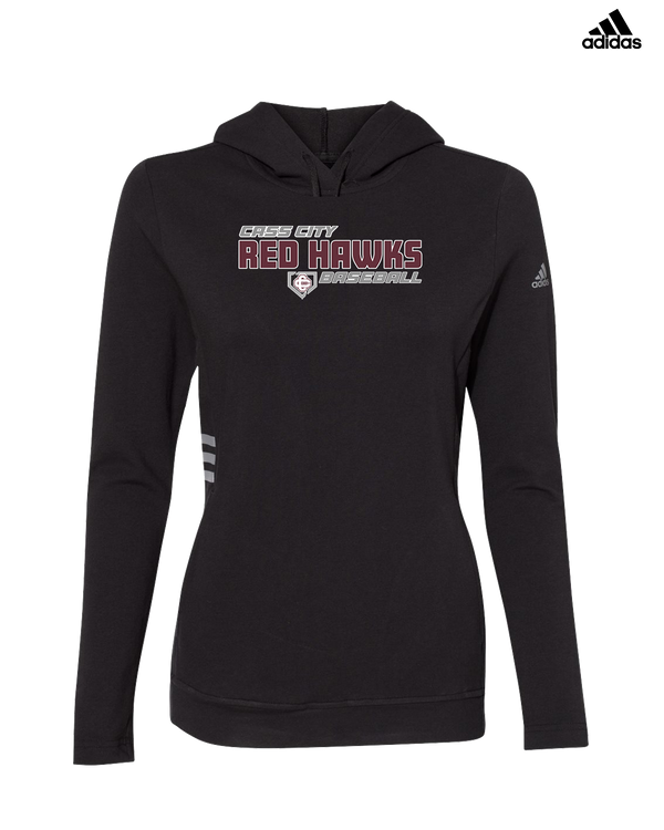 Cass City HS Baseball Bold - Adidas Women's Lightweight Hooded Sweatshirt