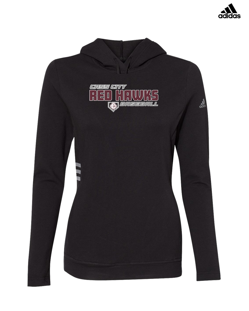 Cass City HS Baseball Bold - Adidas Women's Lightweight Hooded Sweatshirt