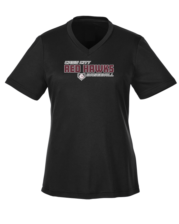 Cass City HS Baseball Bold - Womens Performance Shirt