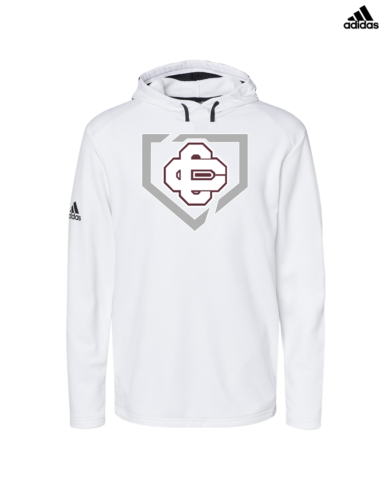 Cass City HS Baseball Secondary Logo - Adidas Men's Hooded Sweatshirt