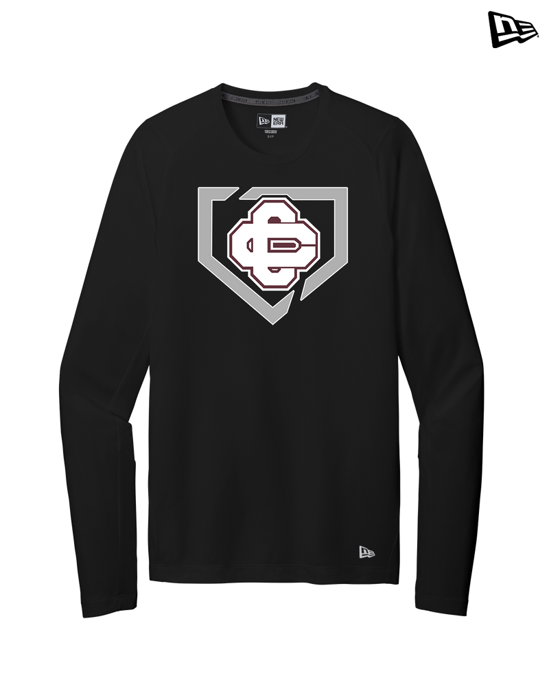 Cass City HS Baseball Secondary Logo - New Era Long Sleeve Crew