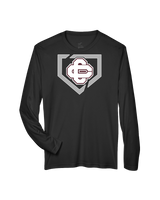Cass City HS Baseball Secondary Logo - Performance Long Sleeve