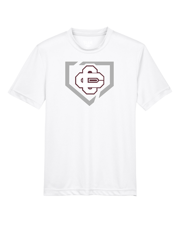 Cass City HS Baseball Secondary Logo - Youth Performance T-Shirt