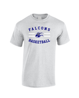 Catalina Foothills HS Girls Basketball Curve - Cotton T-Shirt