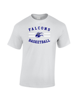Catalina Foothills HS Girls Basketball Curve - Cotton T-Shirt