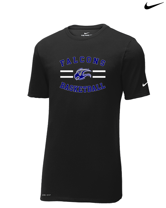 Catalina Foothills HS Girls Basketball Curve - Mens Nike Cotton Poly Tee