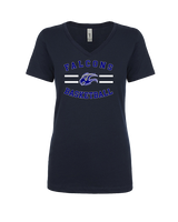 Catalina Foothills HS Girls Basketball Curve - Womens Vneck