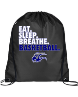 Catalina Foothills HS Girls Basketball Eat Sleep - Drawstring Bag
