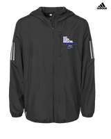 Catalina Foothills HS Girls Basketball Eat Sleep - Mens Adidas Full Zip Jacket