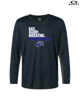 Catalina Foothills HS Girls Basketball Eat Sleep - Mens Oakley Longsleeve