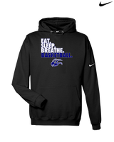 Catalina Foothills HS Girls Basketball Eat Sleep - Nike Club Fleece Hoodie