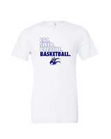 Catalina Foothills HS Girls Basketball Eat Sleep - Tri-Blend Shirt