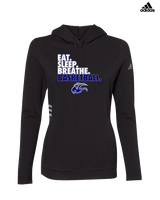 Catalina Foothills HS Girls Basketball Eat Sleep - Womens Adidas Hoodie