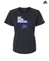 Catalina Foothills HS Girls Basketball Eat Sleep - Womens Adidas Performance Shirt