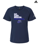 Catalina Foothills HS Girls Basketball Eat Sleep - Womens Adidas Performance Shirt