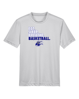 Catalina Foothills HS Girls Basketball Eat Sleep - Youth Performance Shirt