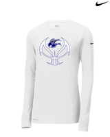 Catalina Foothills HS Girls Basketball Full Ball - Mens Nike Longsleeve
