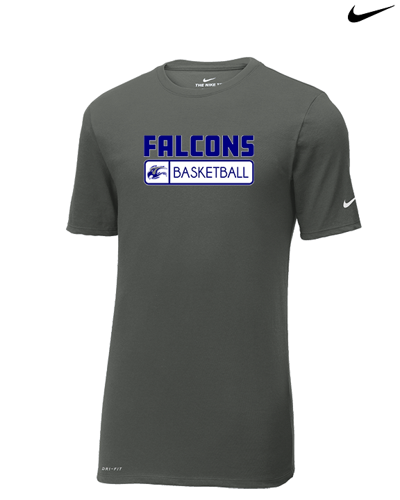 Catalina Foothills HS Girls Basketball Pennant - Mens Nike Cotton Poly Tee