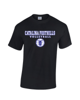 Catalina Foothills HS Volleyball Block - Cotton T-Shirt
