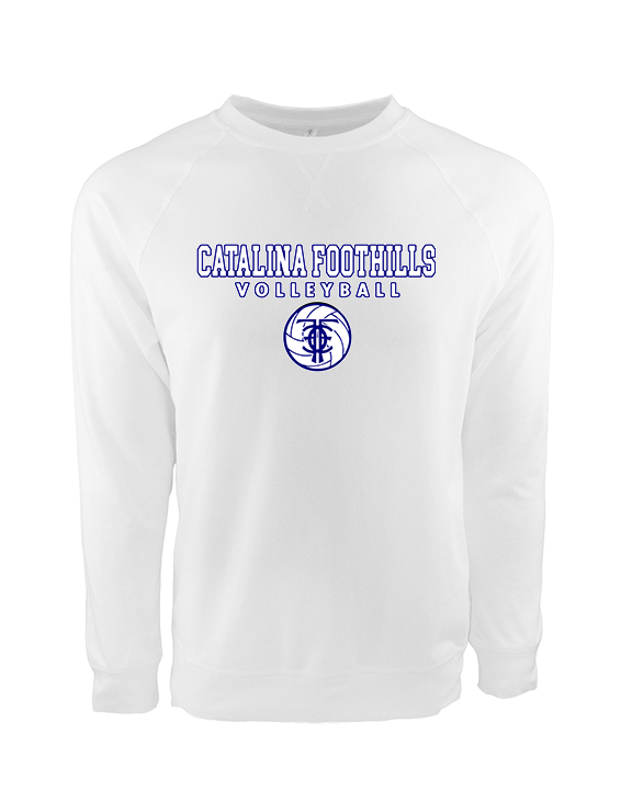 Catalina Foothills HS Volleyball Block - Crewneck Sweatshirt