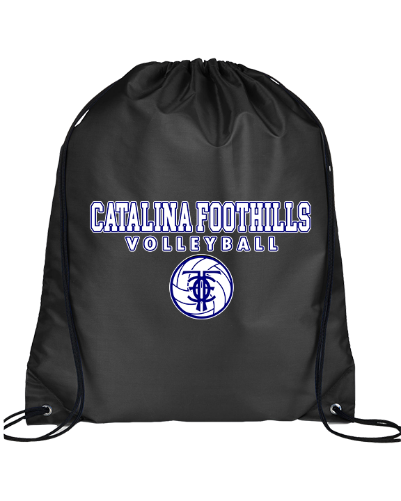 Catalina Foothills HS Volleyball Block - Drawstring Bag