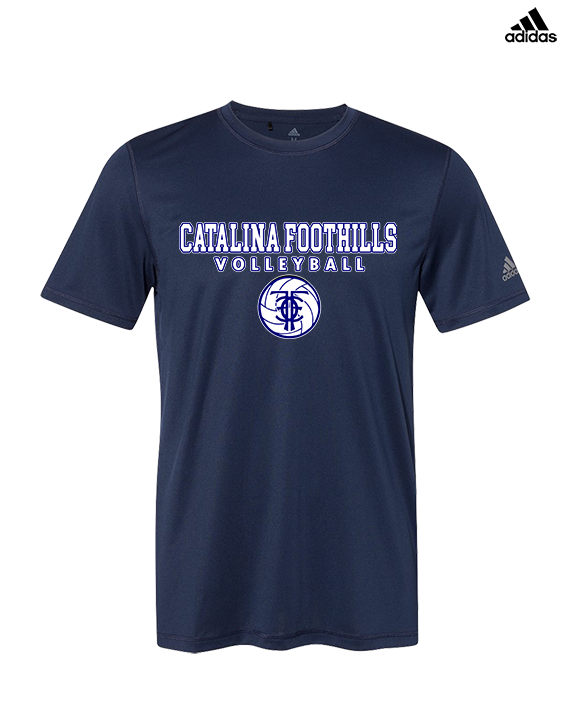Catalina Foothills HS Volleyball Block - Mens Adidas Performance Shirt