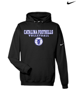 Catalina Foothills HS Volleyball Block - Nike Club Fleece Hoodie