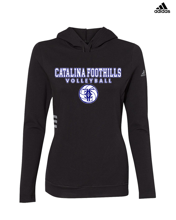 Catalina Foothills HS Volleyball Block - Womens Adidas Hoodie