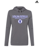 Catalina Foothills HS Volleyball Block - Womens Adidas Hoodie