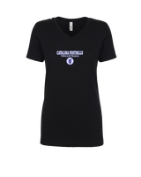 Catalina Foothills HS Volleyball Block - Womens V-Neck