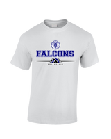 Catalina Foothills HS Volleyball Half VBall - Cotton T-Shirt