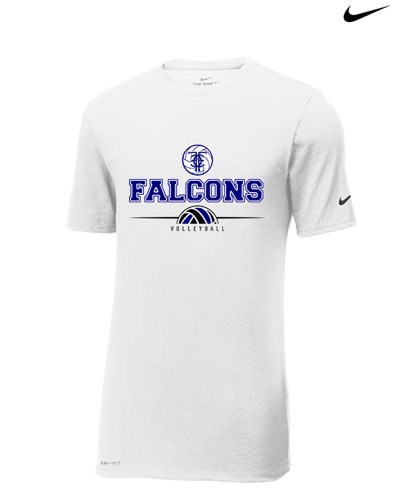 Catalina Foothills HS Volleyball Half VBall - Mens Nike Cotton Poly Tee